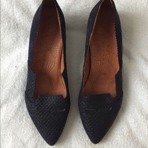 Chic Mihara kitten heel pumps.